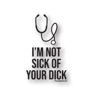 Sick Dick Naughty Sticker Pack of 3