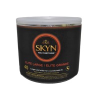 Condones Lifestyles SKYN Elite Grande - Bolsa de 40