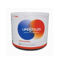 Lifestyles Large Condoms Bulk Pack