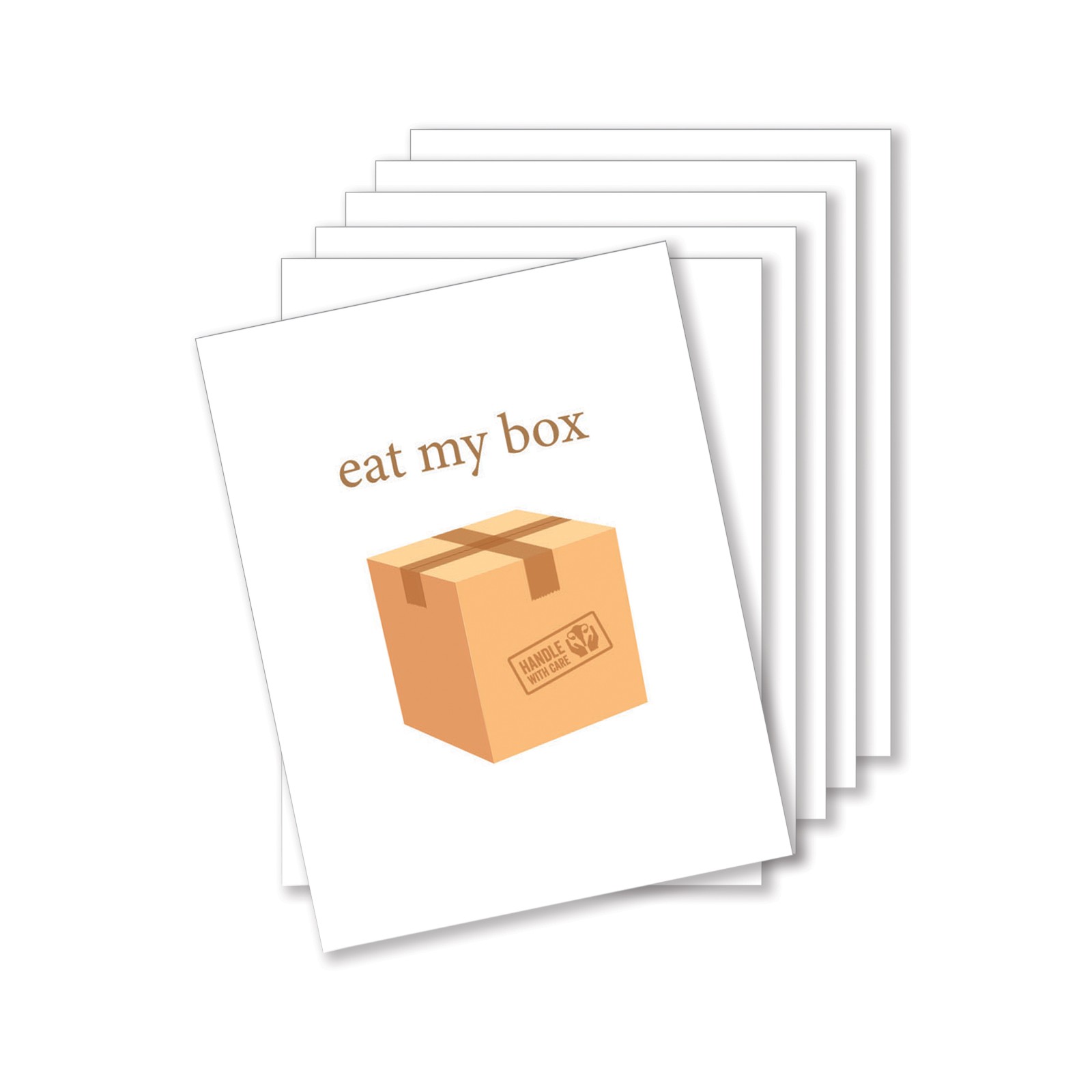 Tarjeta Saludo Traviesa Eat My Box Pack