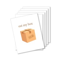 Tarjeta Saludo Traviesa Eat My Box Pack