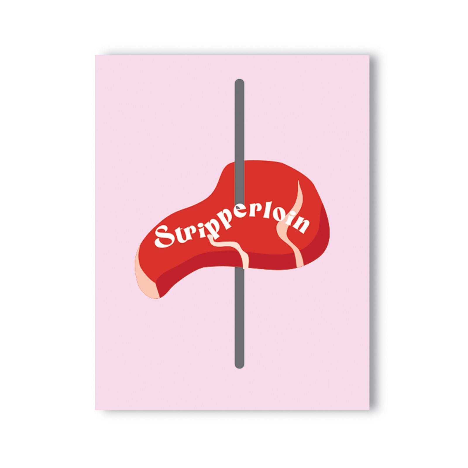 Stripplerloin Fun Greeting Card