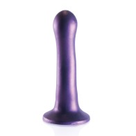 Dildo Curvo de 7" para Punto G - Púrpura Metálico