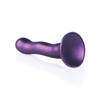 Dildo Curvo de 7" para Punto G - Púrpura Metálico