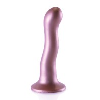 Dildo Curvo para Punto G con Ventosa - 7" Shots Ouch