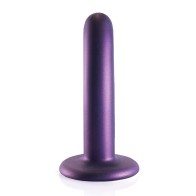 Dildo 5" Liso G-Spot Ouch Púrpura Metálico