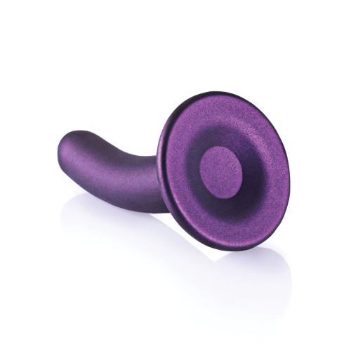 Dildo 5" Liso G-Spot Ouch Púrpura Metálico