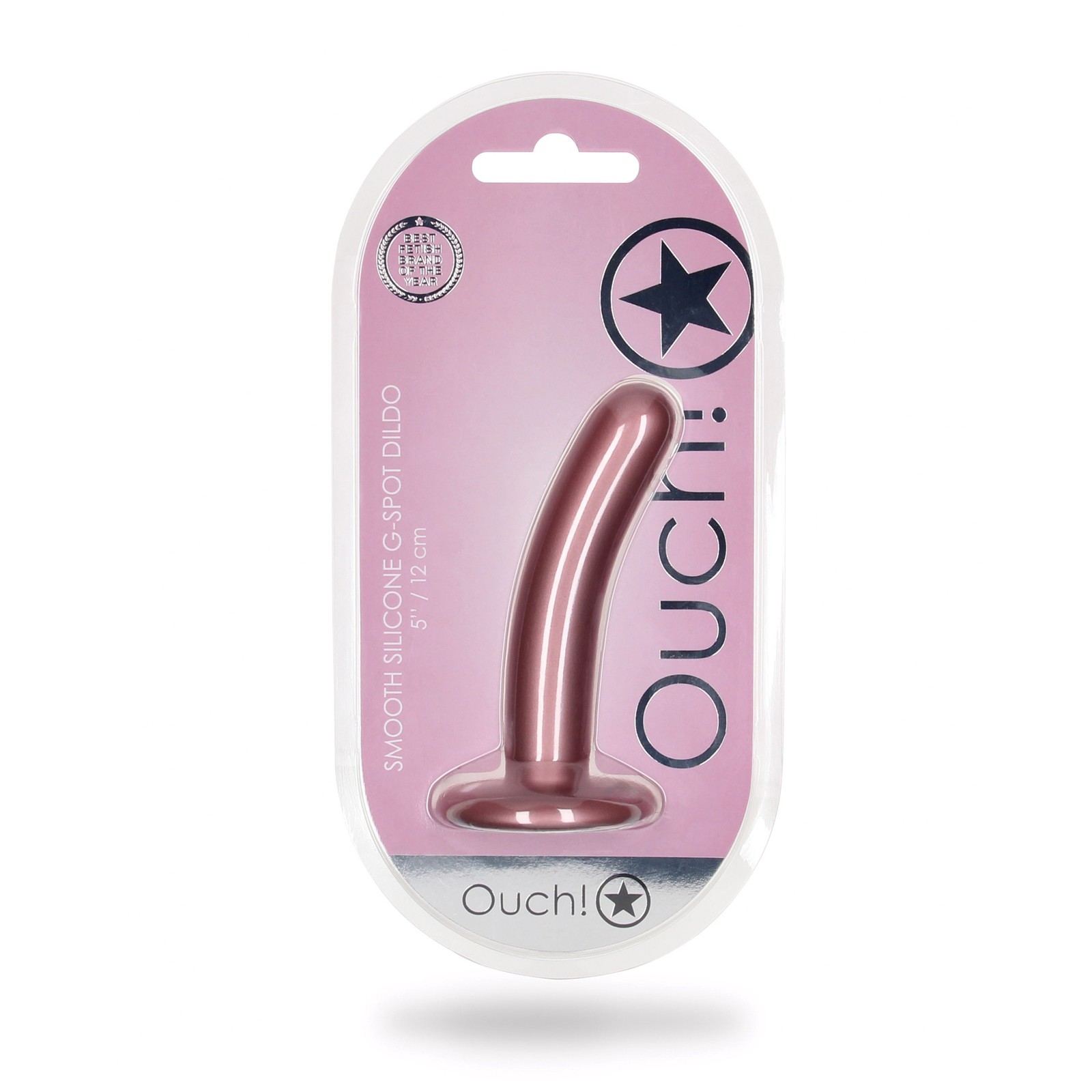 Dildo para Punto G de 5 Pulgadas Oro Rosa de Shots Ouch