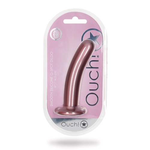 Shots Ouch Dildo G-Spot de 6 Pulgadas Rosa Oro