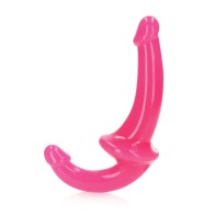 Shots RealRock 6" Strapless Strap On Neon Pink