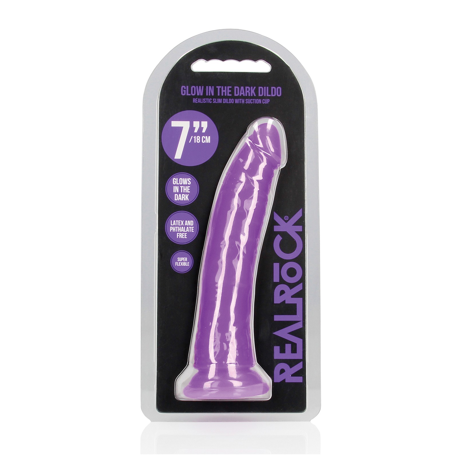 Dildo Slim Brillante Shots RealRock 7 pulgadas