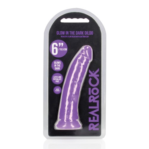 Dildo Slim Glow in the Dark - 6 pulgadas