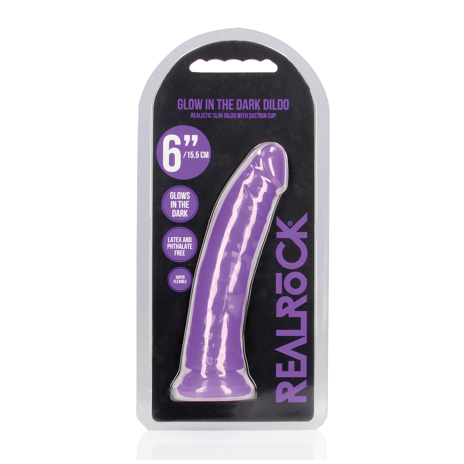 Dildo Slim Glow in the Dark - 6 pulgadas