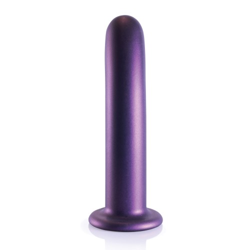 Shots Ouch 7 Inch Smooth G-Spot Dildo Metallic Purple