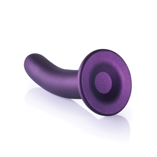 Shots Ouch 7 Inch Smooth G-Spot Dildo Metallic Purple