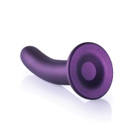 Dildo Liso para G-Spot Shots Ouch 7 Pulgadas Púrpura Metálico