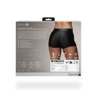 Shots Ouch Boxer Vibrante Negro para Parejas