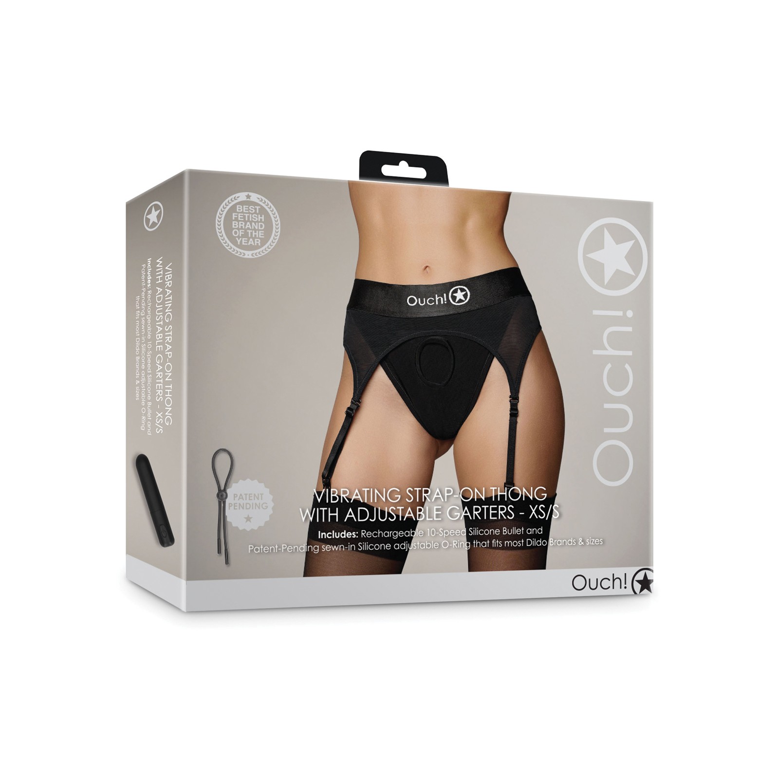 Tanga Strap-On Vibrante Ouch