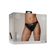 Tanga Strap-On Vibrante Shots Ouch para Noches Juguetonas