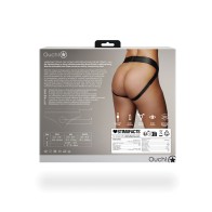 Shots Ouch Vibrating Strap-On Thong for Playful Nights