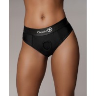 Shots Ouch Vibrating Strap-On Thong for Playful Nights