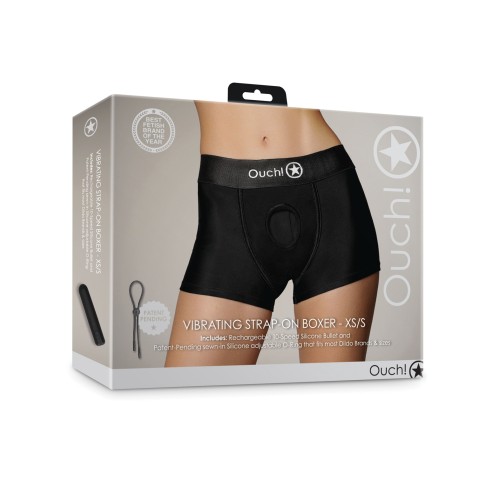 Shots Ouch Vibrating Strap-On Boxer - Ultimate Pleasure