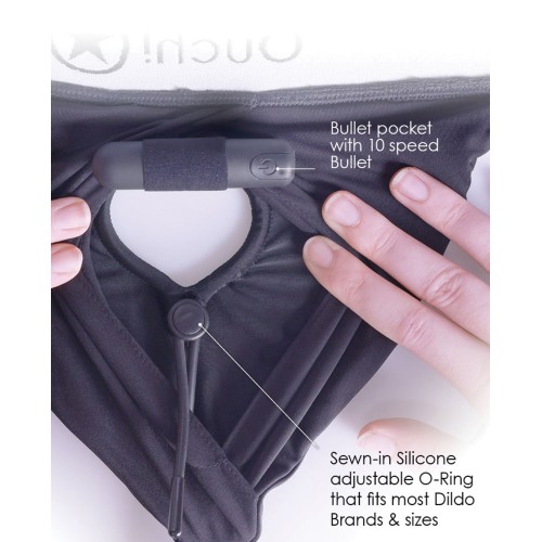 Shots Ouch Vibrating Strap On Brief