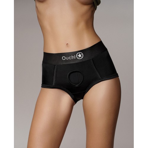 Shots Ouch Vibrating Strap On Brief XS/S