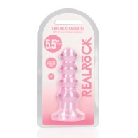 Dildo/Plug Anal Curvy 5.5" Shots RealRock - Rosa