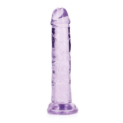 Dildo Recto Crystal Clear 6 de Shots