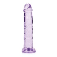 Dildo Recto Crystal Clear 6 de Shots