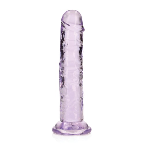 Dildo Recto Crystal Clear 6 de Shots