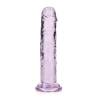 Dildo Recto Crystal Clear 6 de Shots