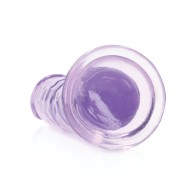 Shots RealRock Crystal Clear 6 Straight Dildo