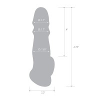 Blue Line C & B Girthy Penis Enhancer Sleeve Clear