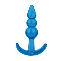 Plug para Principiantes con Perlas Blue Line - Gel Azul