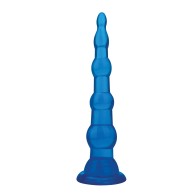 Blue Line C&B Anal Beads with Suction Base