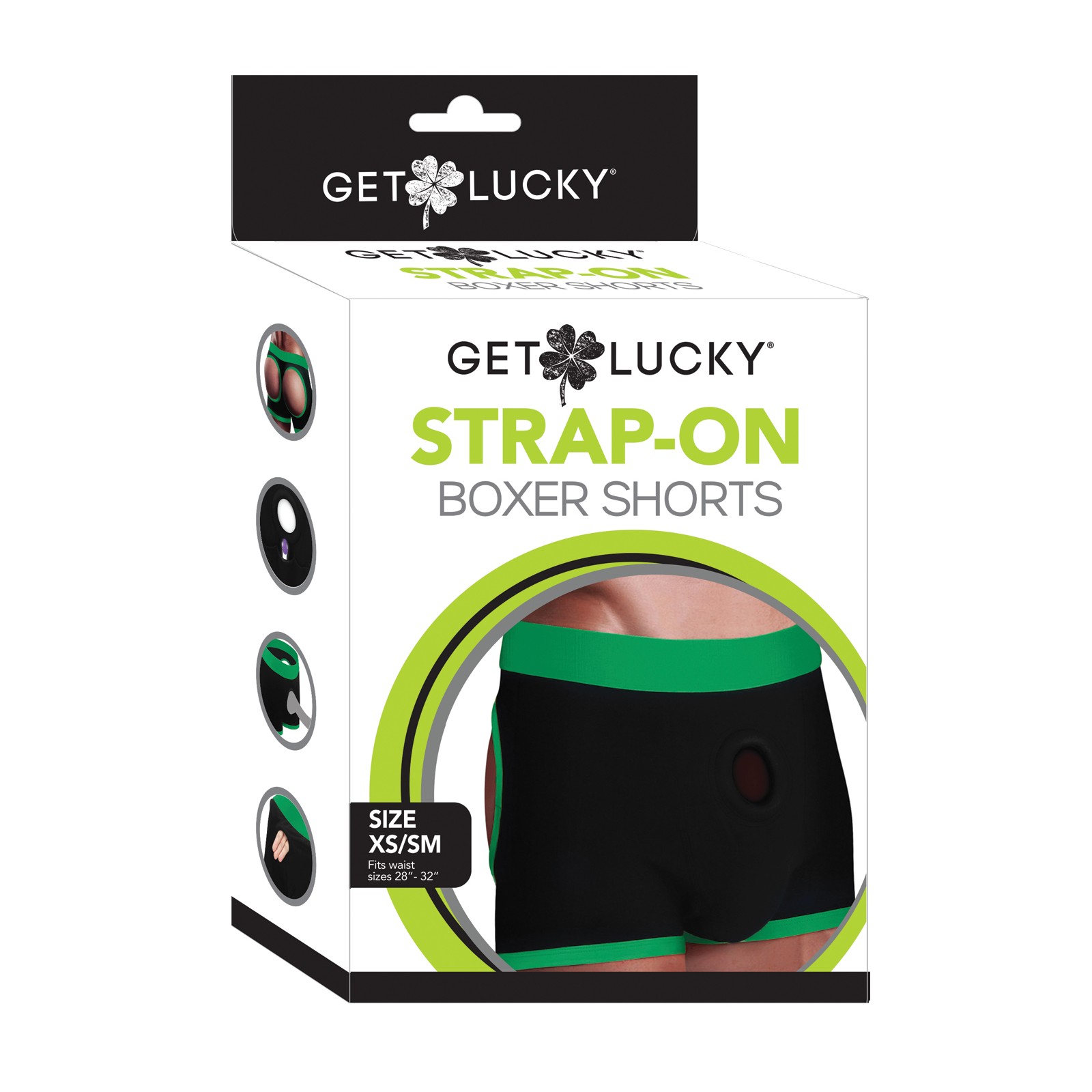 Boxers Strap-On Get Lucky XS-S - Comodidad y Diversión