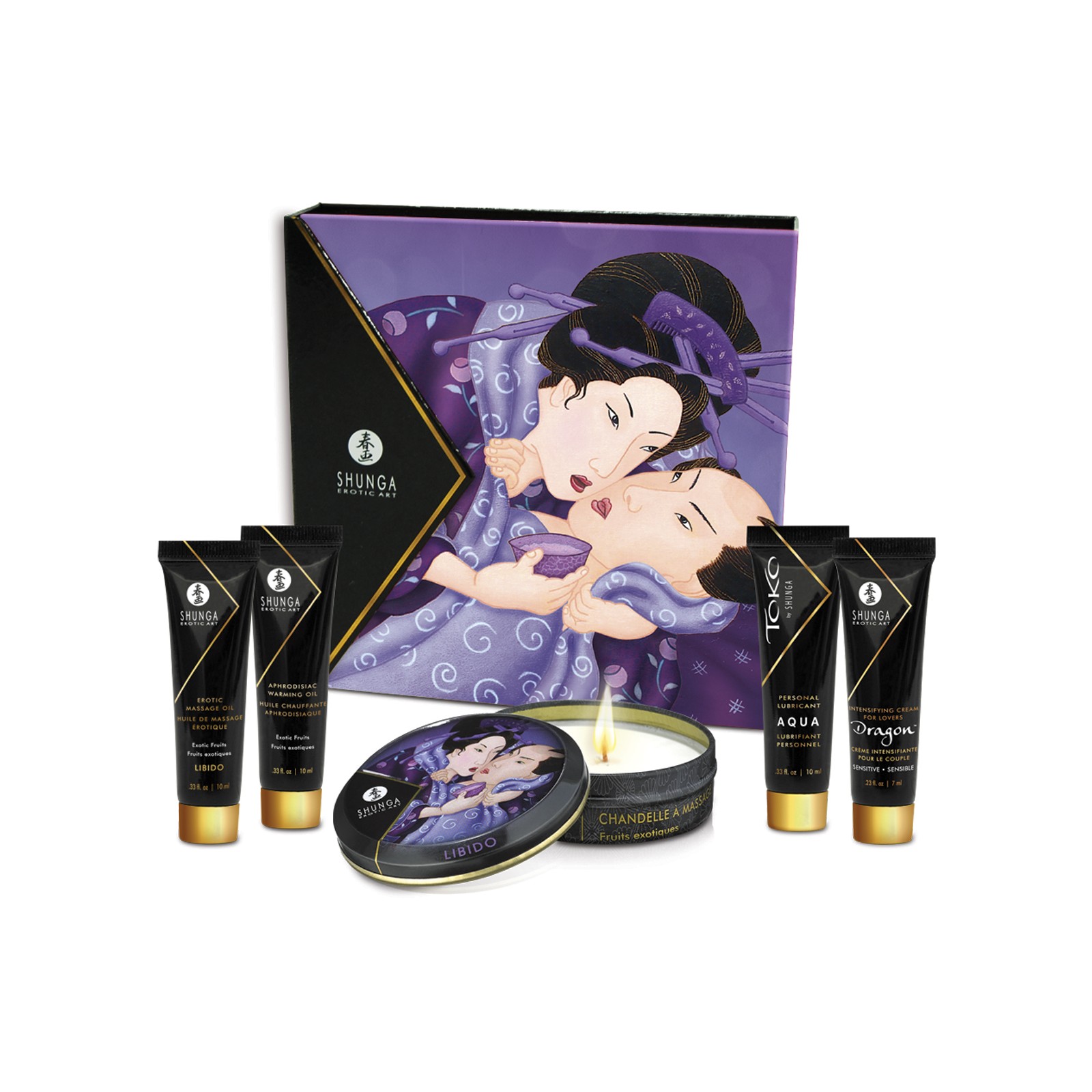 Kit Secreto de Geisha de Shunga - Frutas Exóticas