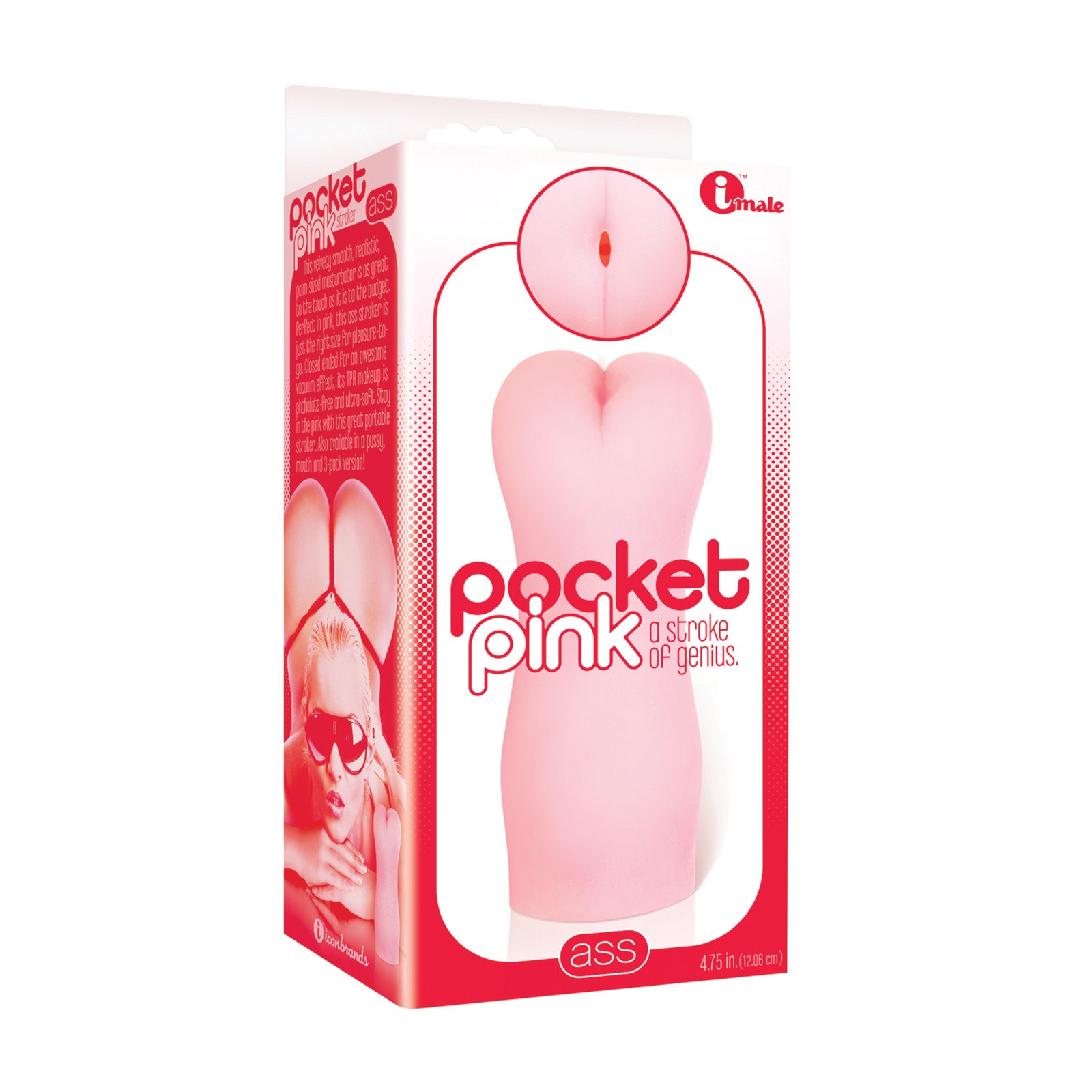 9's Pocket Pink Mini Ass Masturbator