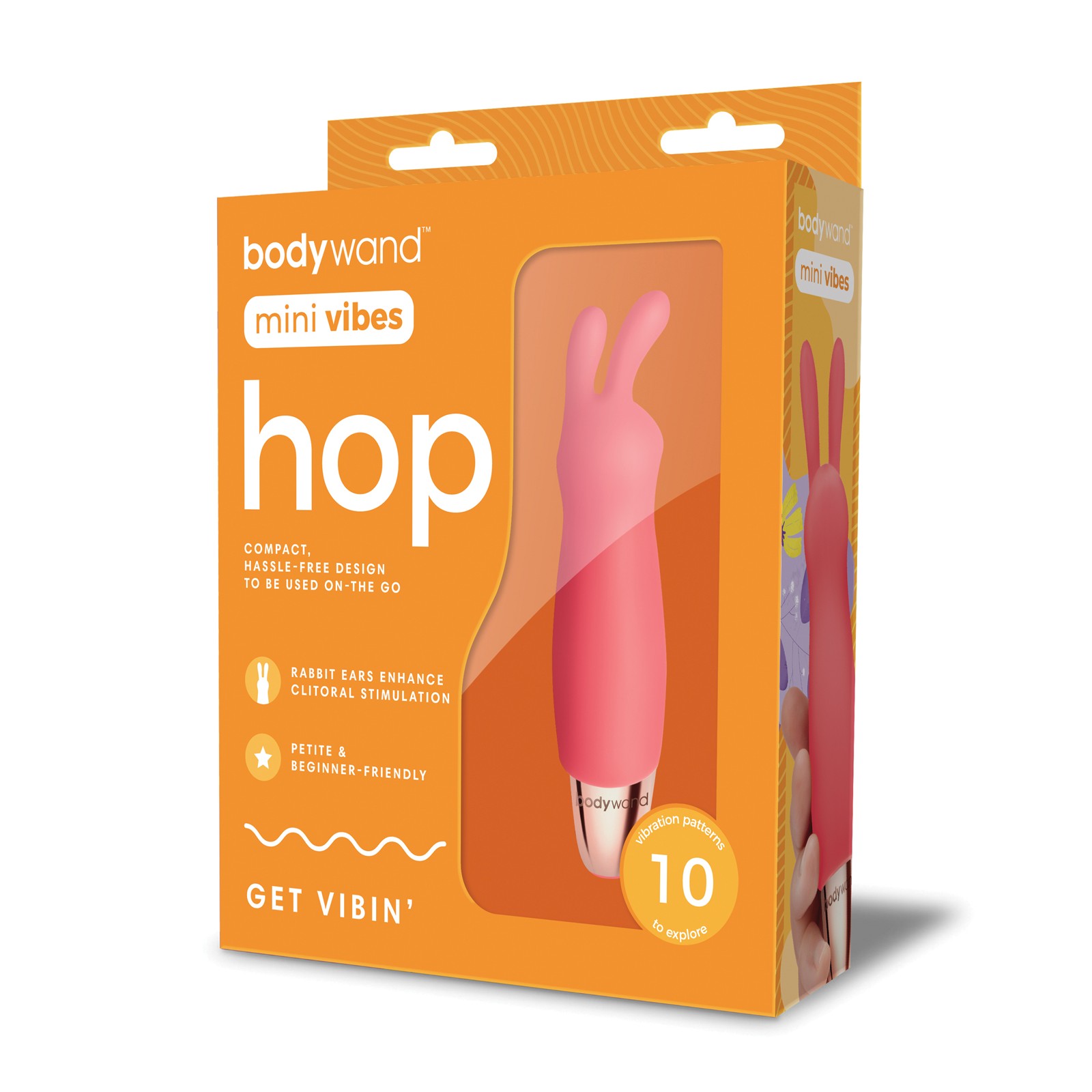 Bodywand Mini Vibes Hop Red - Intense Clitoral Stimulation