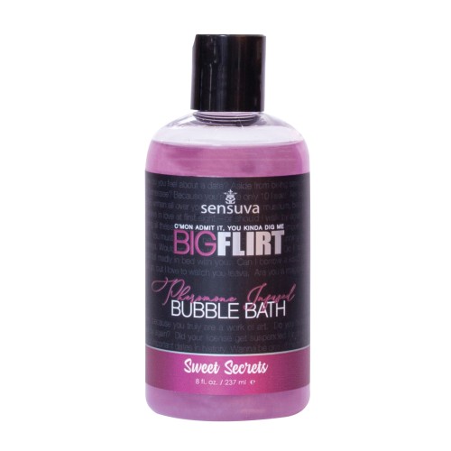 Baño de Burbujas Sensuva Big Flirt 8 oz Secretos Dulces