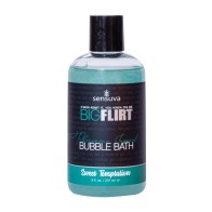 Sensuva Big Flirt Pheromone Bubble Bath Sweet Temptation 8oz