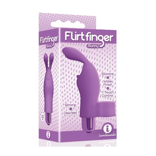 Vibrador Flirtfinger Bunny - Morado