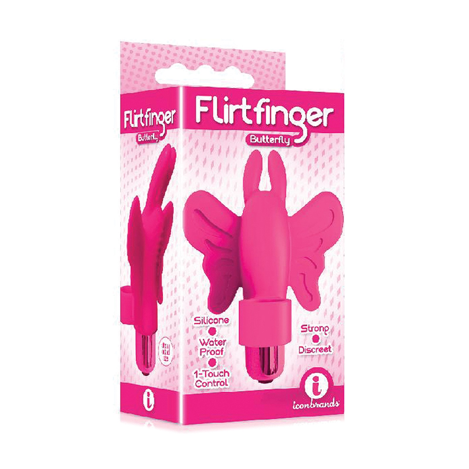 The 9's Flirtfinger Butterfly - Travel Friendly Pink