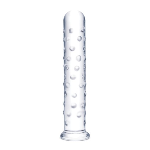 10" Extra Large Glass Dildo - Clear