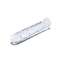 Dildo de Vidrio Extra Grande de 10" - Transparente