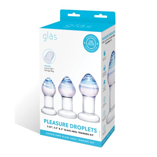 Kit de Entrenamiento Anal Glas Pleasure Droplets