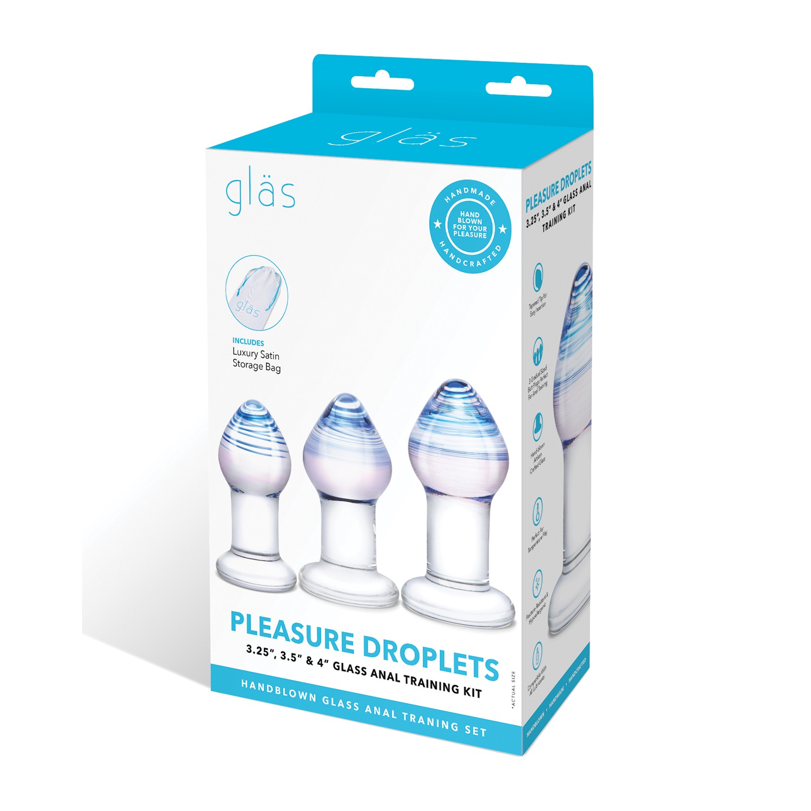 Kit de Entrenamiento Anal Glas Pleasure Droplets