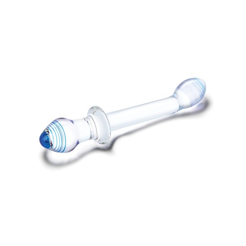 Glas 9.5" Double Play Dual Ended Dildo - Clear